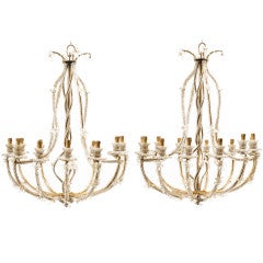 Pair Italian Genoese Chandelier