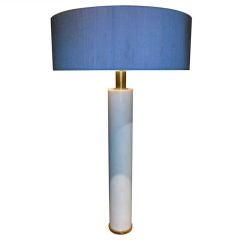 Marble Lamp by Jacques Quinet