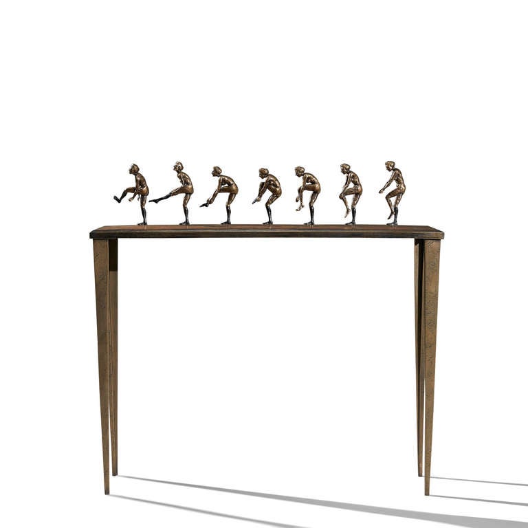 Limited Edition Cast Bronze Console Table by Nick Davis In Excellent Condition In London, GB