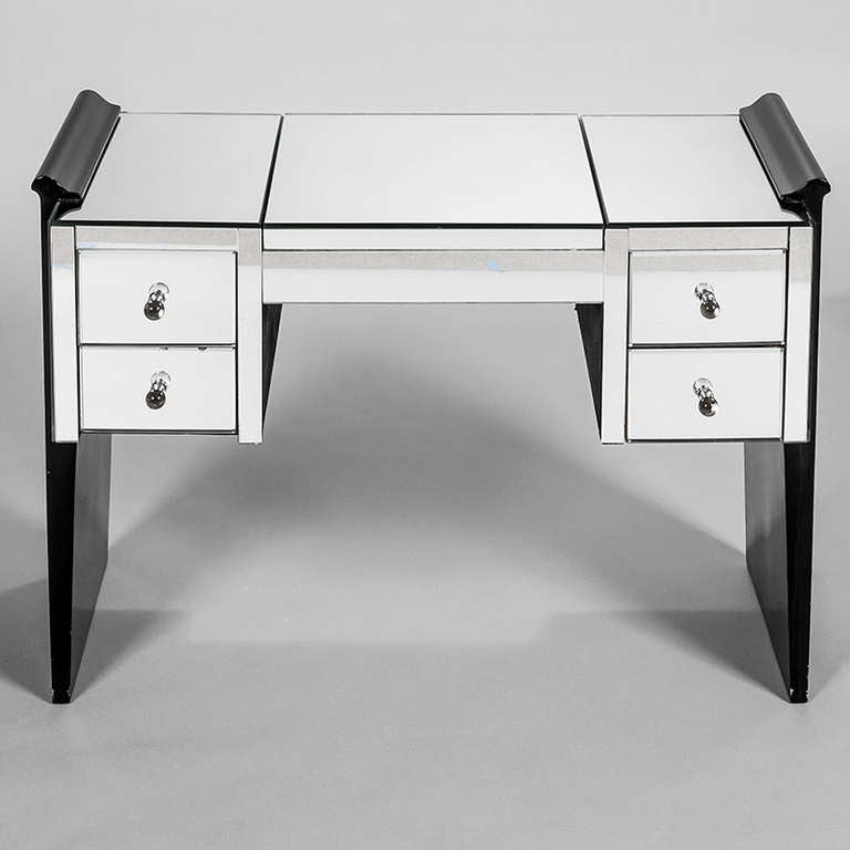 French Mirrored Dressing Table