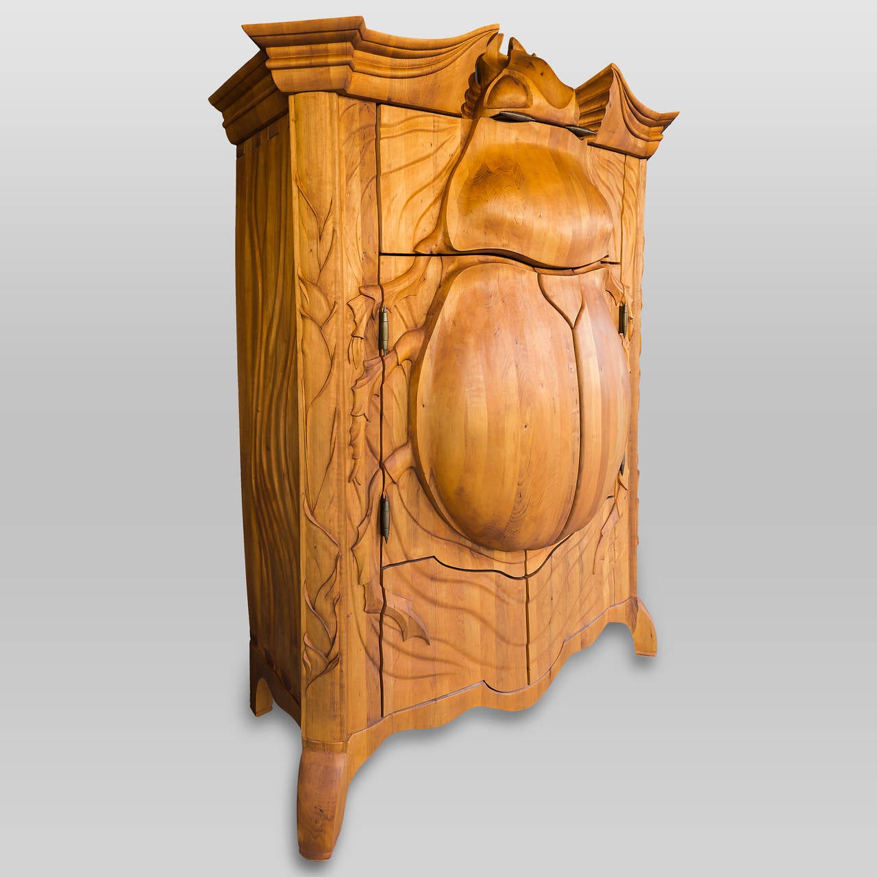 Modern Unique and Extraordinary “Beetle” Cabinet Made by Janis Straupe, Latvia, 2014