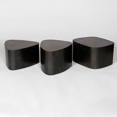 French Custom-Made 'Black' Galets by Stephane Ducatteu for Decoratum For Sale