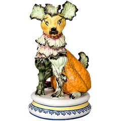 Ceramic "Vegetable" Dog, Italy, ca. 1970s