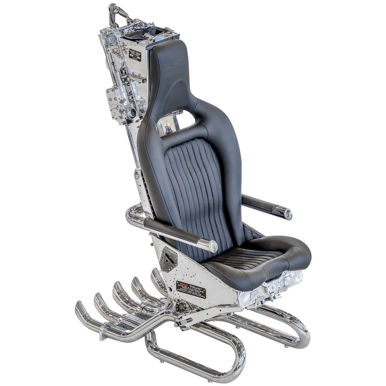 Martin Baker MK3 Ejection Seat Chair, Black Edition