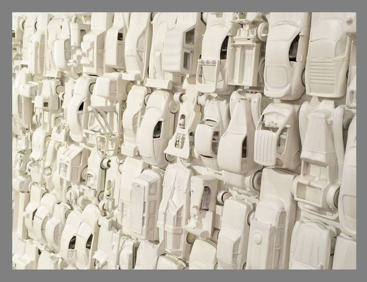 "Shadow Cars" Assemblage 2012, by Laurence Poole