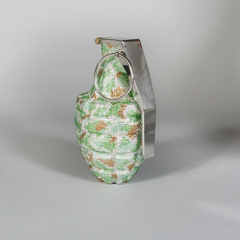 British Swarovski Crystal Camouflage Grenade by K-tee, 2013