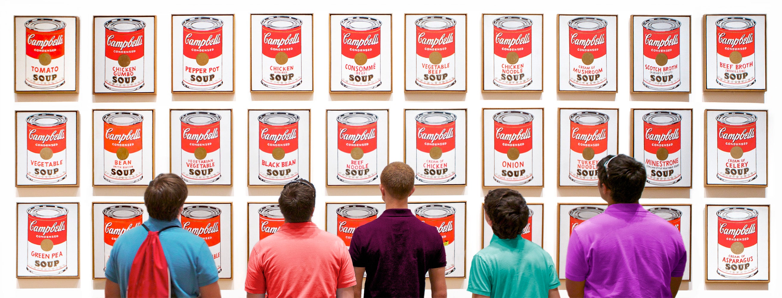 "Campbells Soup Boys" by David Scheinmann, England, 2011