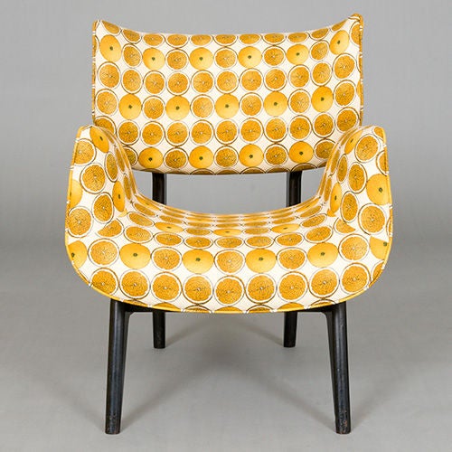 Mid-20th Century High-Sided Armchair by John Graz