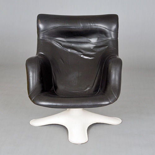 Finnish 'Karuselli' Swivel Chair by Yrjo Kukkapuro, Finland, c1964