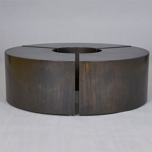 'Euclide' Steel Centre Table Structure by Stephane Ducatteau For Sale 1
