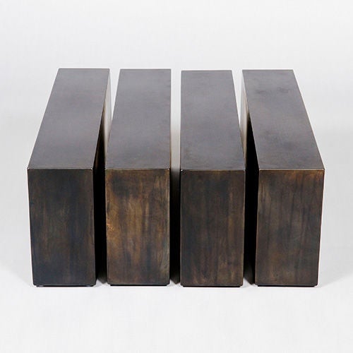 French 'Kub' Four-Piece Centre Table by Stephane Ducatteau, France, 2004 For Sale