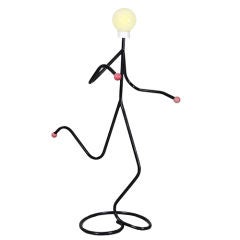
Running Man
 Figural Standing Lamp, England ca. 1952
