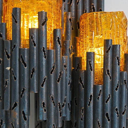 Double "Gothic" Style Wall Light, France (prob.), 1970s