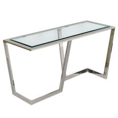 Asymmetrical Console Table by Romeo Rega, Italy, 1970s