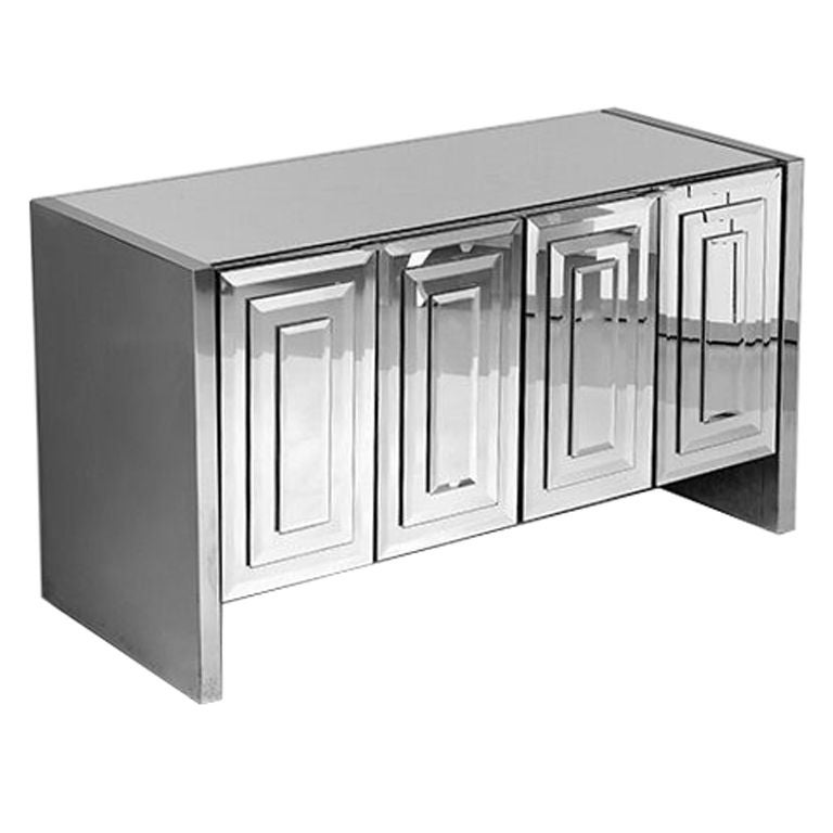 Mirrored Credenza by Ello, usa, 1970s/80s