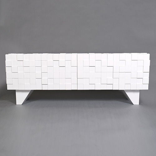 Einzigartiges monochromes Sideboard „Spring Bloom“ aus Portugal, 2010 (Portugiesisch) im Angebot