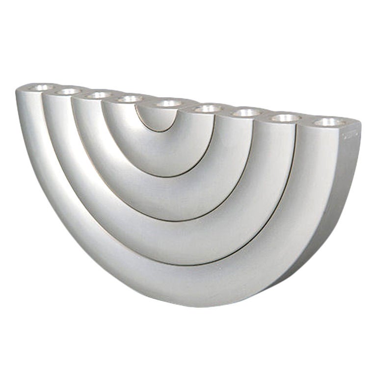 "Botero" Menorah by Emil Shenfeld, design 2007