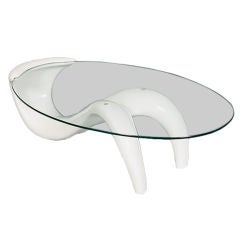 Organic Centre Table in Fibreglass, c1960s