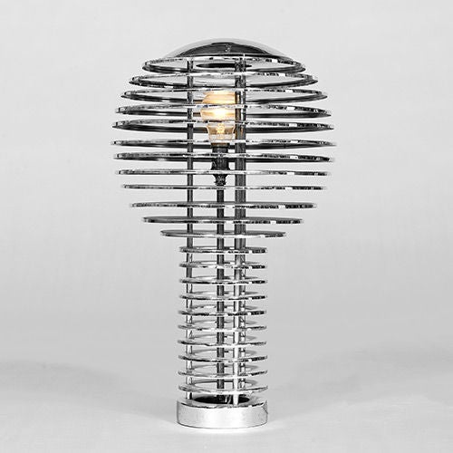 Late 20th Century Chrome Table Lamp, France, c1970s