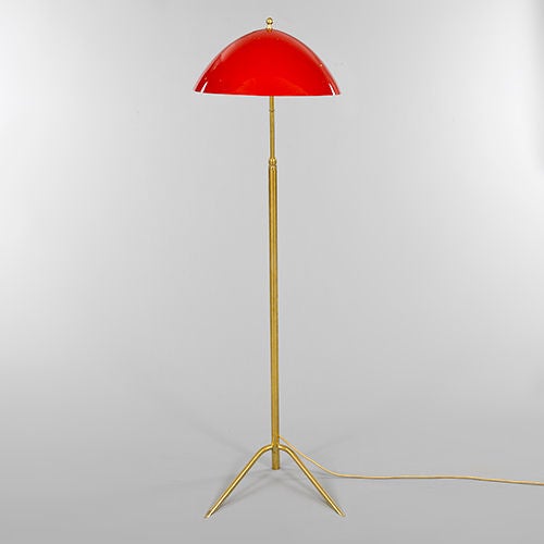 Italian Stilnovo Style Standing Lamp with Downlighter, Italy, 1950s