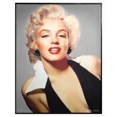 "MM2" Marilyn Monroe Unique Image with Diamond Dust
