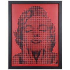 Set of Eight Unique Tactile Images of Marilyn Monroe