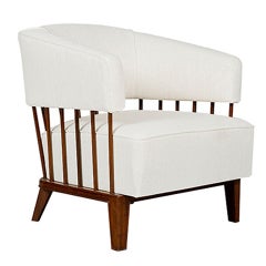 Spindle-Back Armchair, Brazil, 1950s