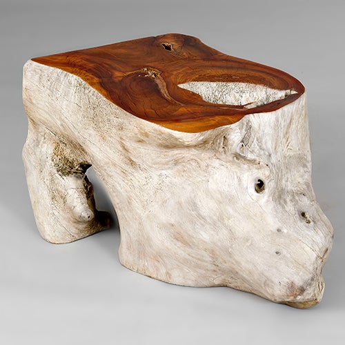 Narra wood centre or coffee table by Alex Cayet, France, contemporary.

The wood from this table, originally from the Philippines, is taken from fallen wood to prevent impacting on the environment and local forests. It is then sent to the artist's
