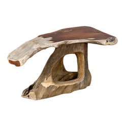 Narra Wood Desk or Dining Table by Alex Cayet, France