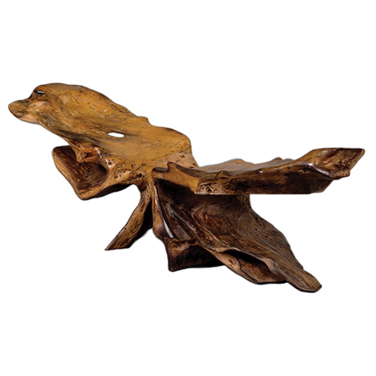 Narra Wood "Butterfly" Bench
