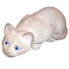 Cast Stone Garden Cat