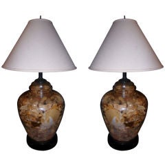Pair Of Shell Lamps