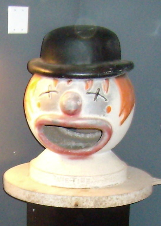 Clown Head In Old Paint