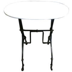 hall table with a marble top