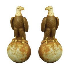 Antique CAST IRON EAGLES