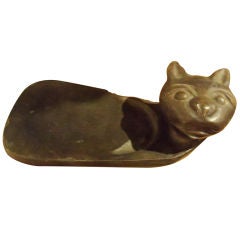 Stone Cat Figure