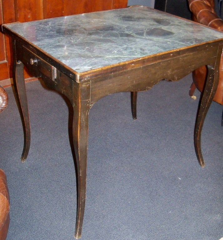 French Marble Top Table