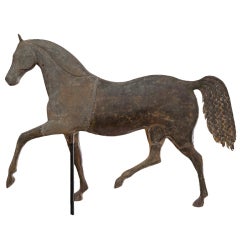 Antique Prancing Horse Weathervane