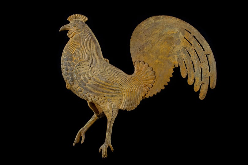 American Cast Iron Rooster Weathervane For Sale