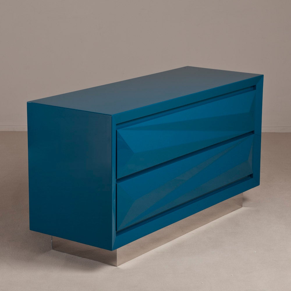 A Standard Lacquered Asymmetrical Commode by Talisman Bespoke