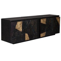 A Studio Paul Evans designed Argente Four Door Cabinet 1969