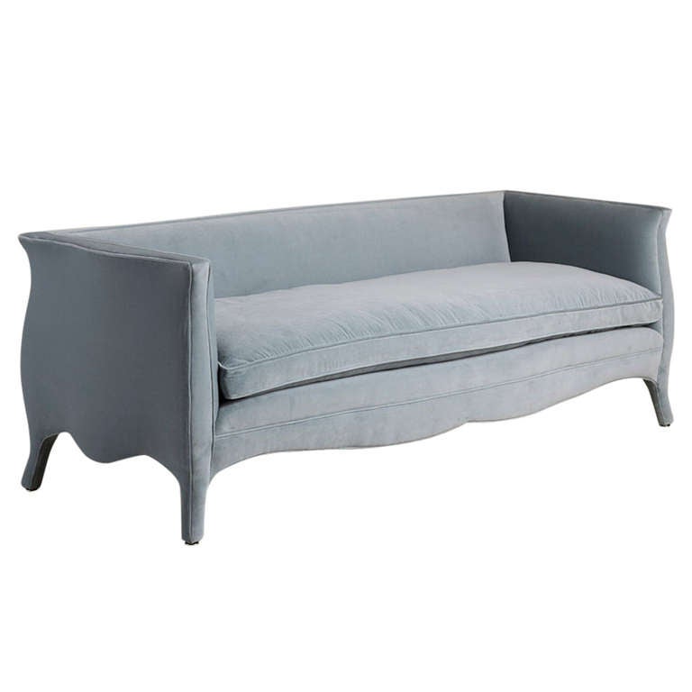 A Standard High Back French Style Sofa by Talisman Bespoke For Sale at