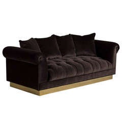 A Standard Deep Buttoned Sofa by Talisman Bespoke