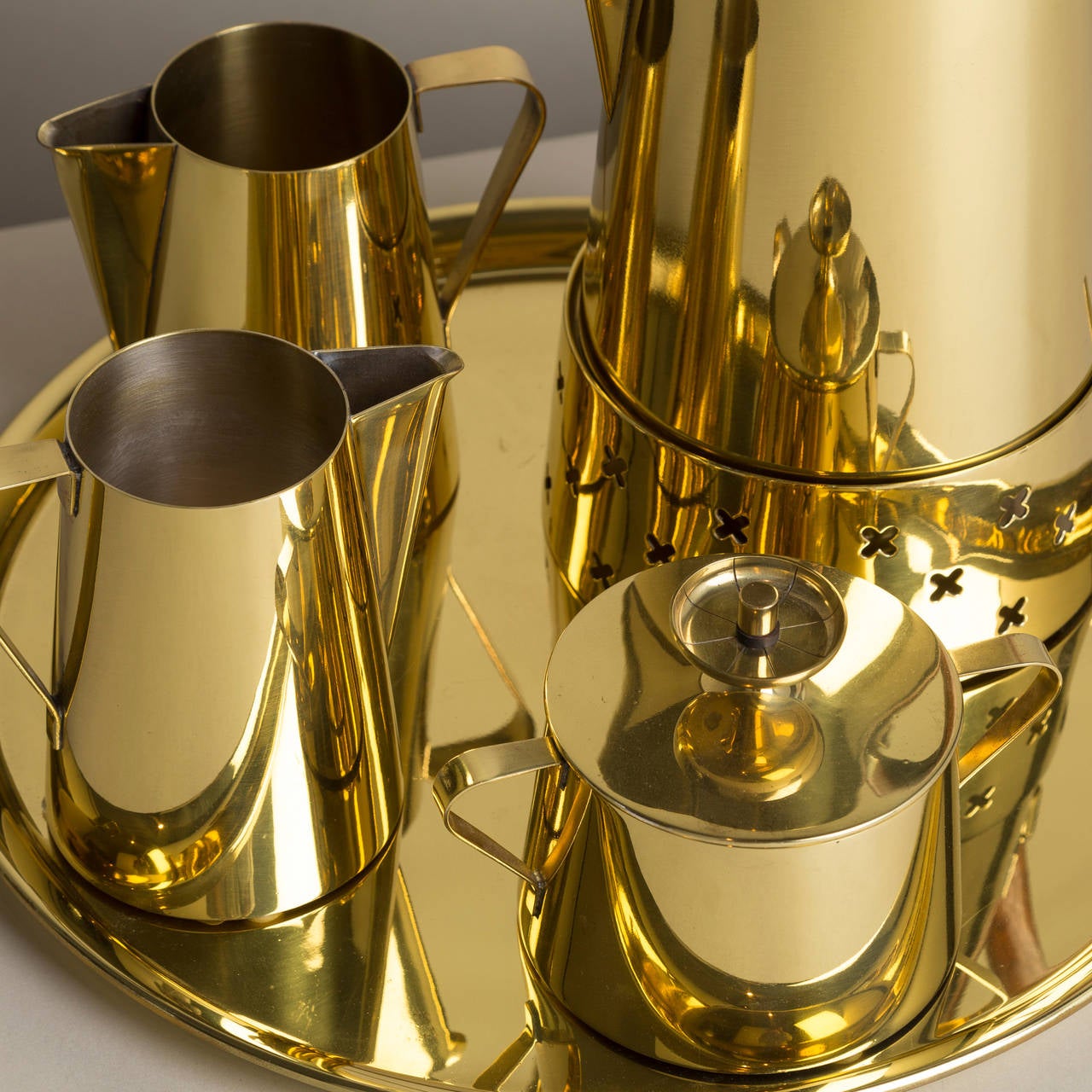 Un superbo set da caffè originale in cinque pezzi di Parzinger Originals degli anni '50 In condizioni ottime a London, GB
