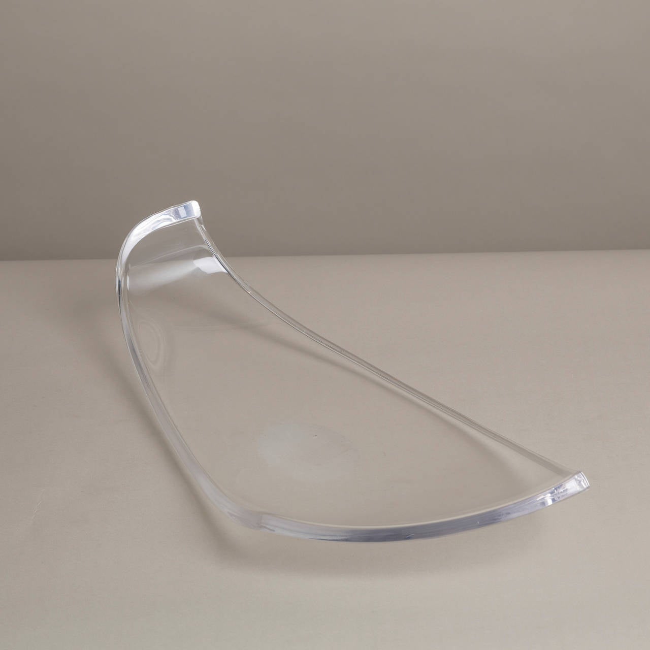 Late 20th Century Free-Form Lucite Bowl, 1970s