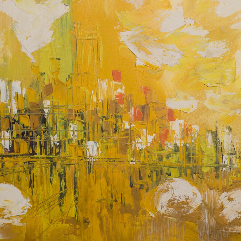 Late 20th Century Painting by American Artist Lee Reynolds