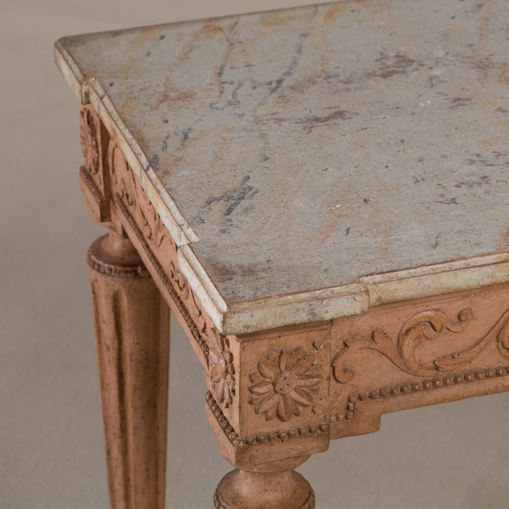 Early 19th Century A Superb Italian Carved Console Table circa 1800