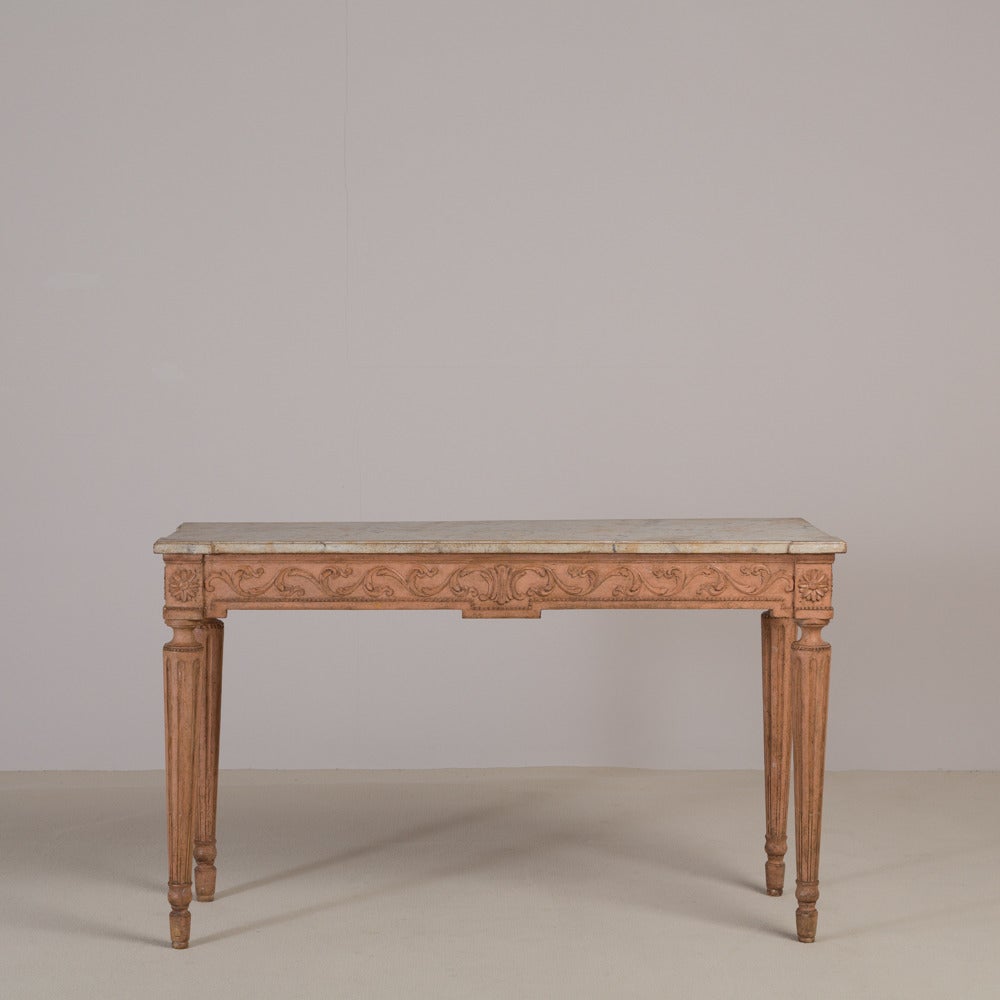 A Superb Italian Carved Console Table circa 1800 In Excellent Condition In London, GB