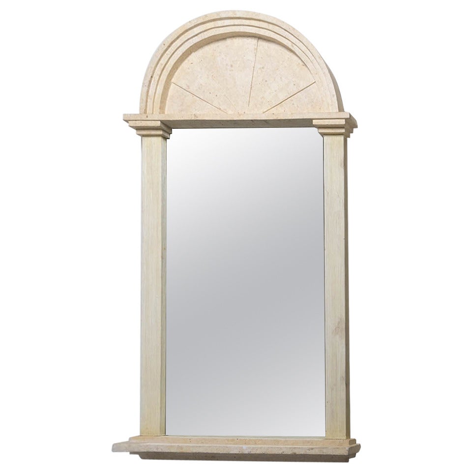 Large Neoclassical Style Maitland-Smith Designed Mirror, 1980s For Sale