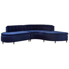 Two-Part Buttoned Back Sectional Sofa by Talisman Bespoke
